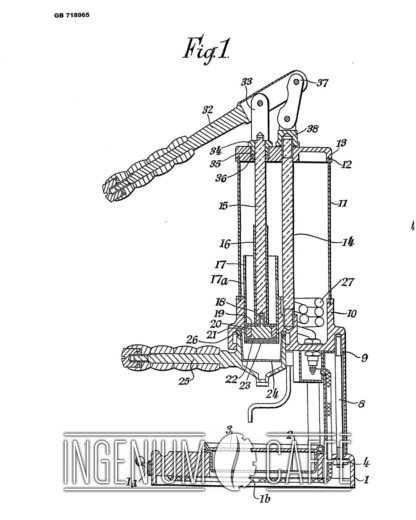 Gaggia Gilda 1948 - brevetto Gran Bretagna
