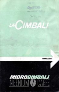 La Cimbali Microcimbali - libretto di istruzioni