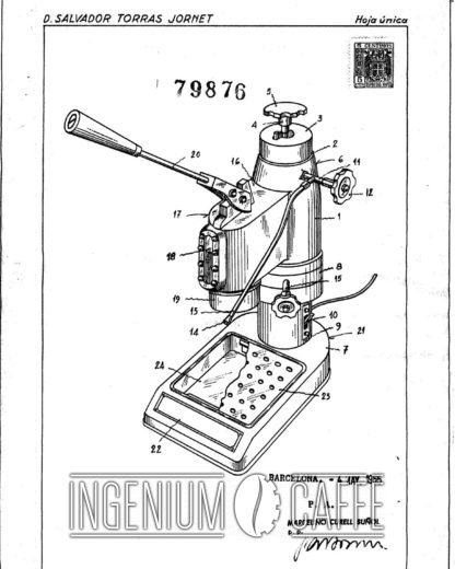 La Cimbali Microcimbali – brevetto clone Spagna